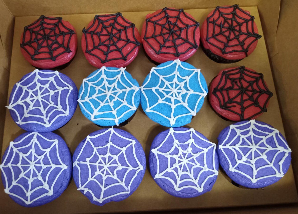 Spidey and friends cupcakes. Spidey and friends cupcakes.